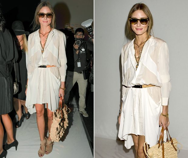 Olivia looks chic at the New York Fashion Week shows