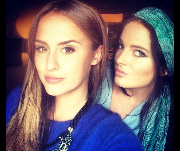 "Me and my best bitch", posted Lucy last week