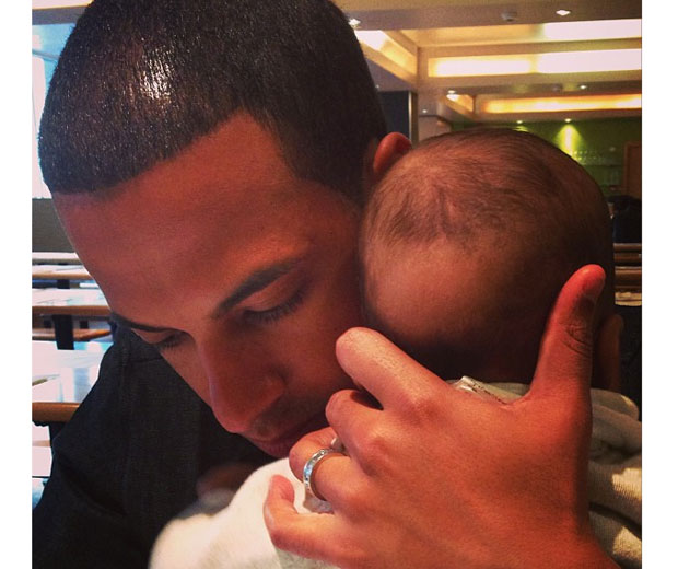 Rochelle shares a snap of Marv and Alaia-Mai's daddy daughter bonding