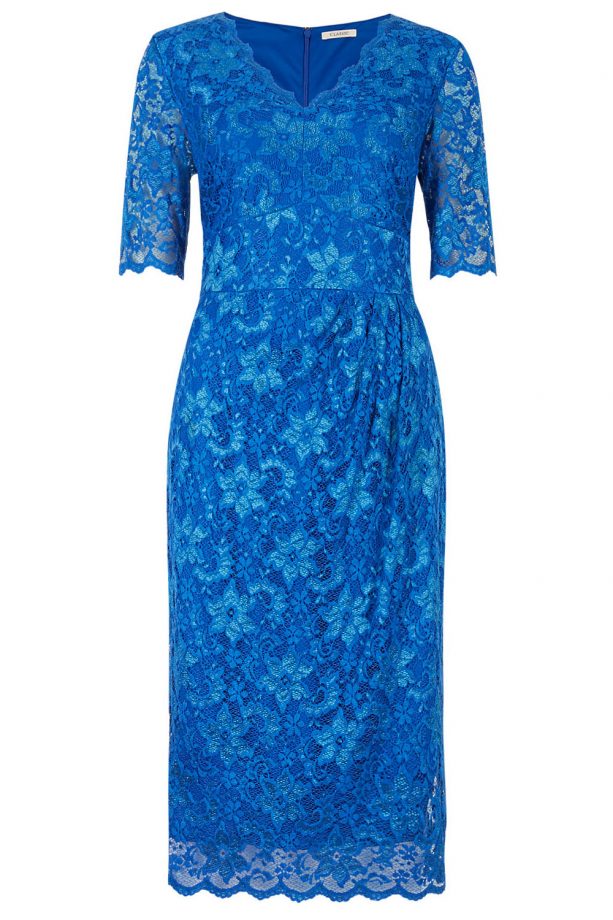 M&S Floral Lace Bodycon Dress, £65