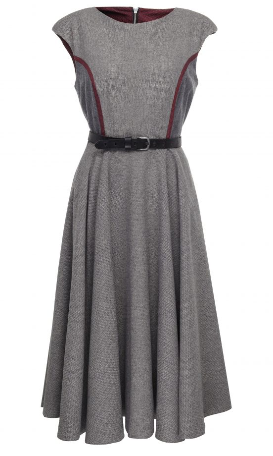 River Island AW13 Grey Belted Dress