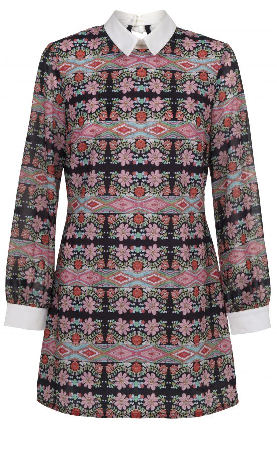 River Island AW13 Flower Print Dress