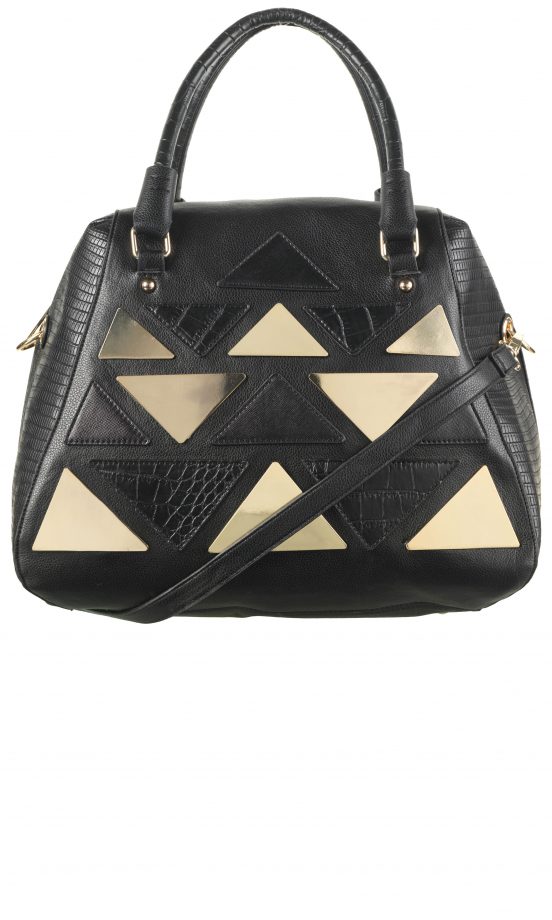River Island AW13 Black & Gold Bag