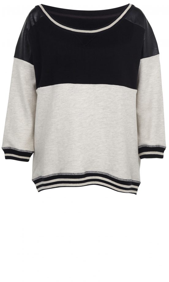 River Island AW13 Black & Cream Jumper