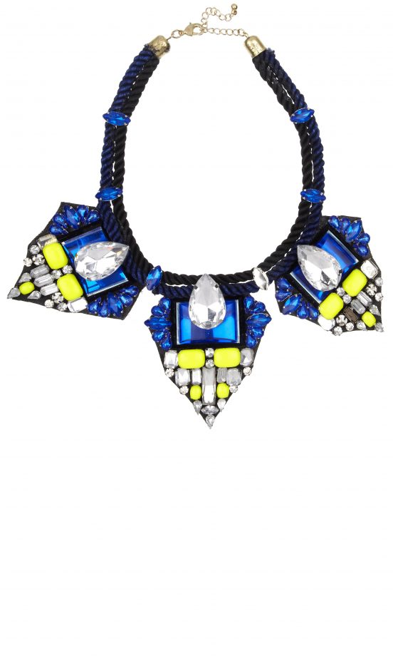 River Island AW13 Three Jewel Necklace