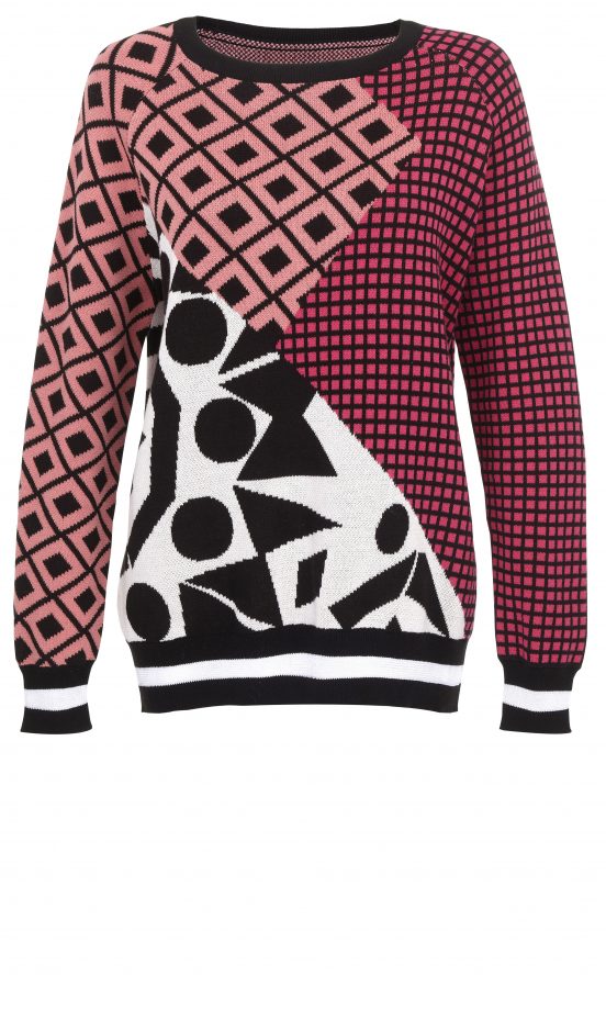 River Island AW13 Contrast Pattern Jumper