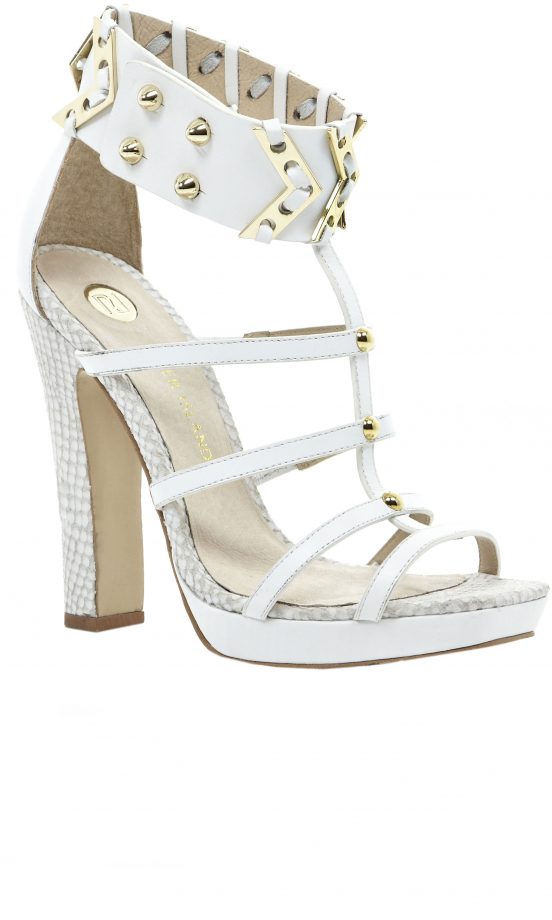 River Island AW13 White Strappy Heels