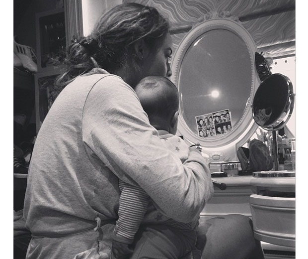Little Alaia-Mai assists mum Rochelle with her morning beauty routine