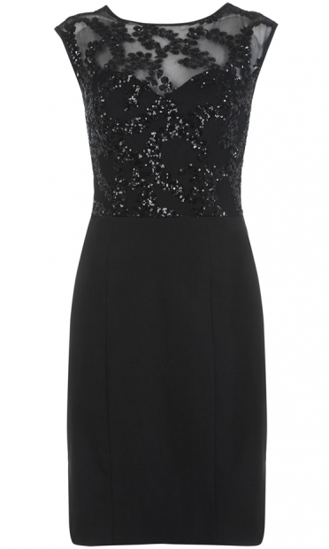 Miss Selfridge Sequin Stretch Dress, £45