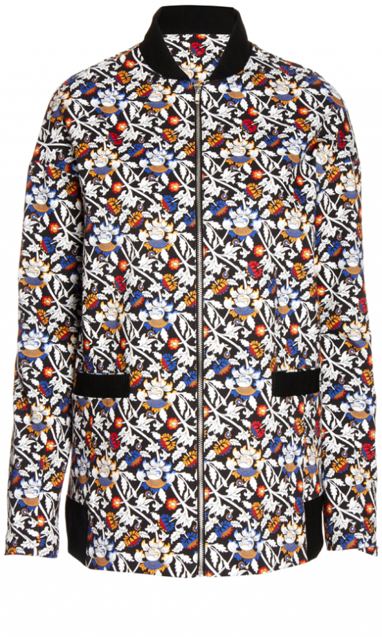 Asos AW13 Longline Forest Print Bomber Jacket, £50