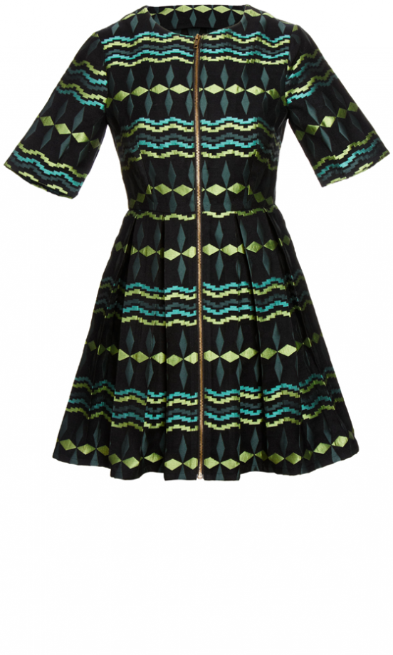 Asos AW13 Green Aztec Print Dress, £65