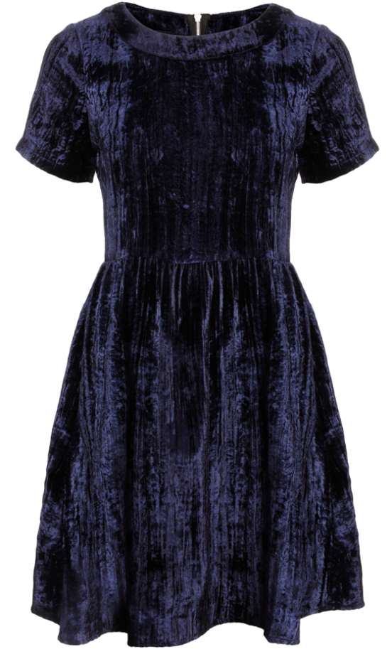 Asos AW13 Velvet Skater Dress