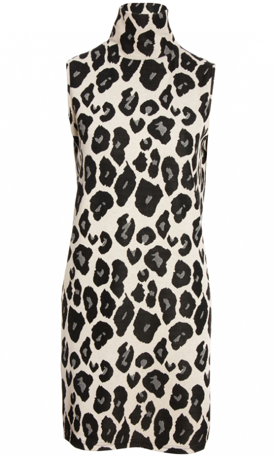 Asos AW13 Animal Print High Neck Dress