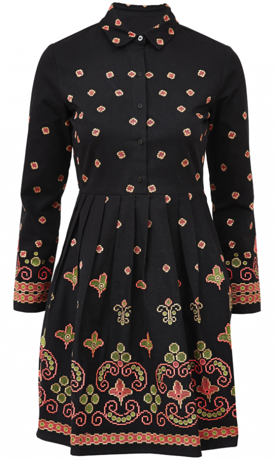 Asos AW13 Boho Long Sleeved Dress