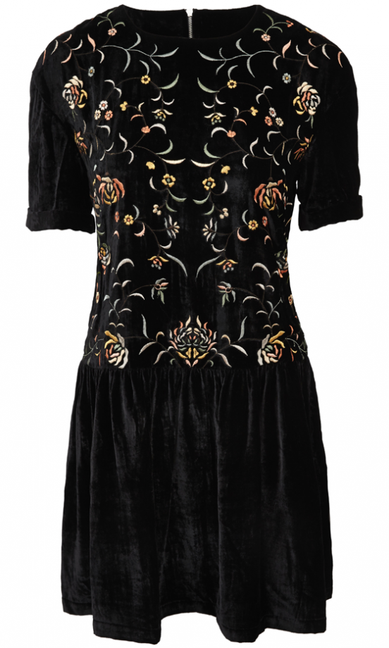 Asos AW13 Embellished Drop Hem Dress