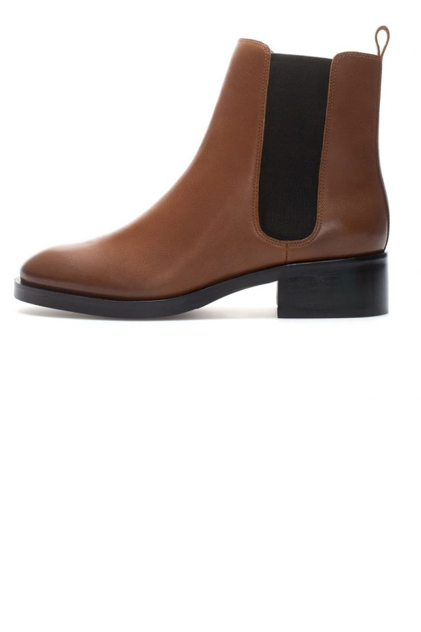 Zara Leather Chelsea Boot, £79.99