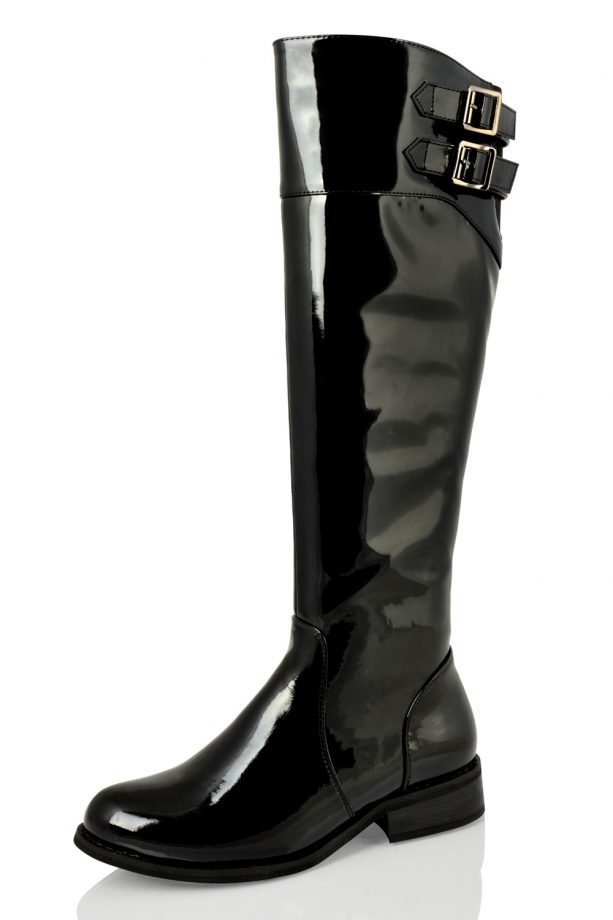Simmi Karmel Riding Buckle Trim Boots, £30
