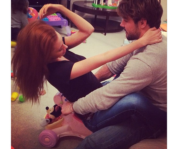 Una and Ben pull a Kim and Kanye with some X-rated Intsagram antics...