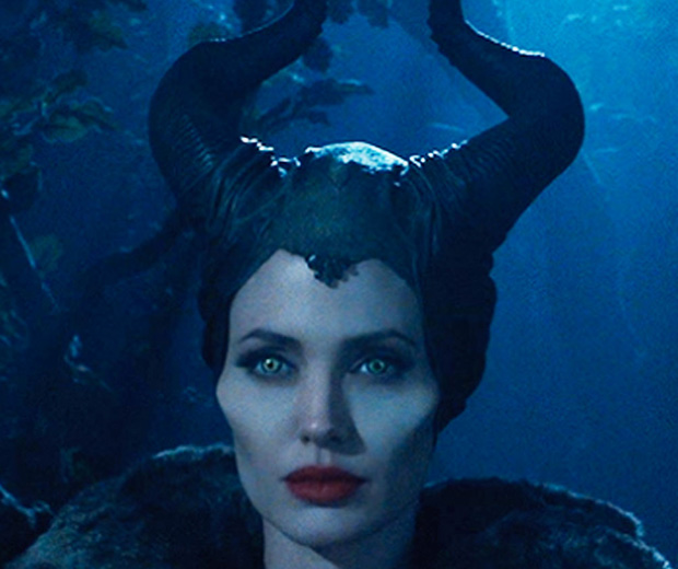 Angelina Jolie plays Maleficent in the upcoming Disney movie