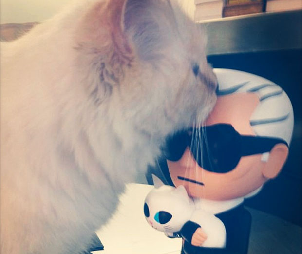 Karl Lagerfeld talks about his love for Choupette the cat