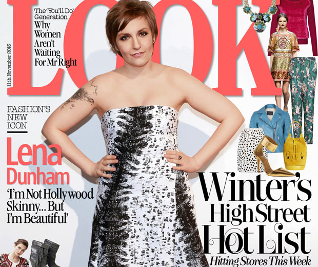 Lena Dunham covers this week's LOOK magazine – pick up your copy now