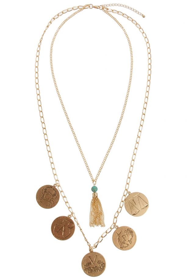 ASOS Zodiac Coin Necklace, £15
