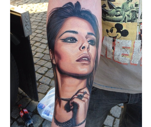 A devoted Cheryl Cole fan got THIS tattooed onto his arm