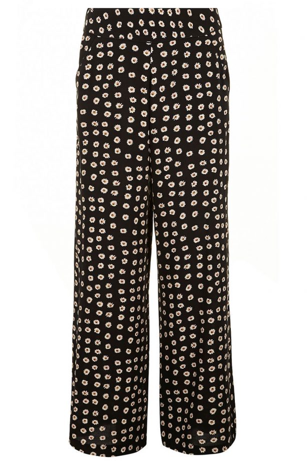 Dorothy Perkins Daisy Print Zip Back Palazzo Trousers, £26