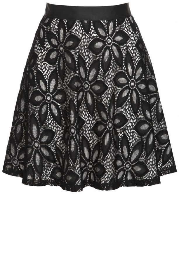 F&F Limited Edition Daisy Lace Skater Skirt, £20