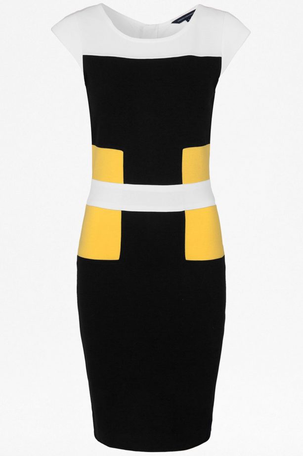French Connection Manhattan Jersey Colour Block Dress, £60