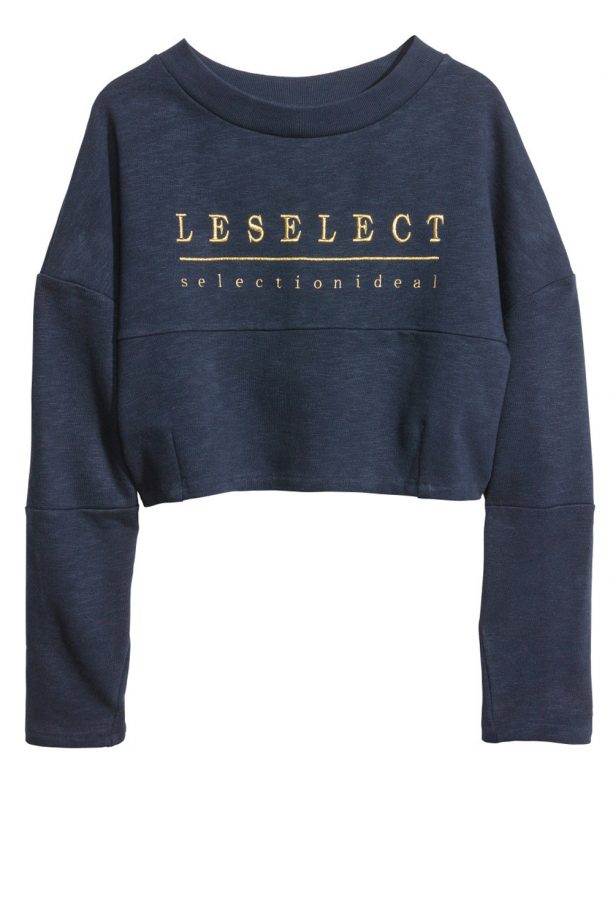 H&M Crop Sweatshirt, £24.99