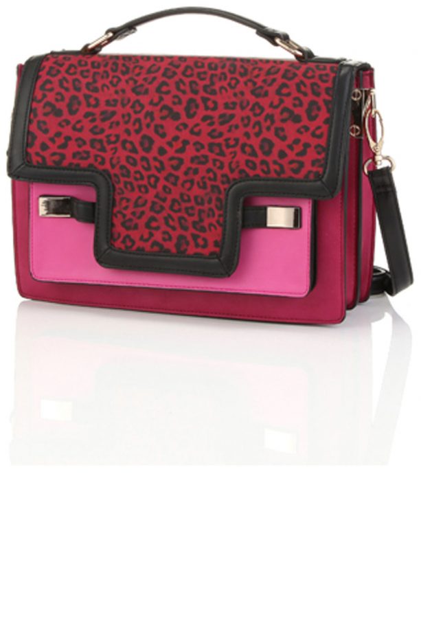 M&S Limited Edition Animal Print Satchel Bag, £35