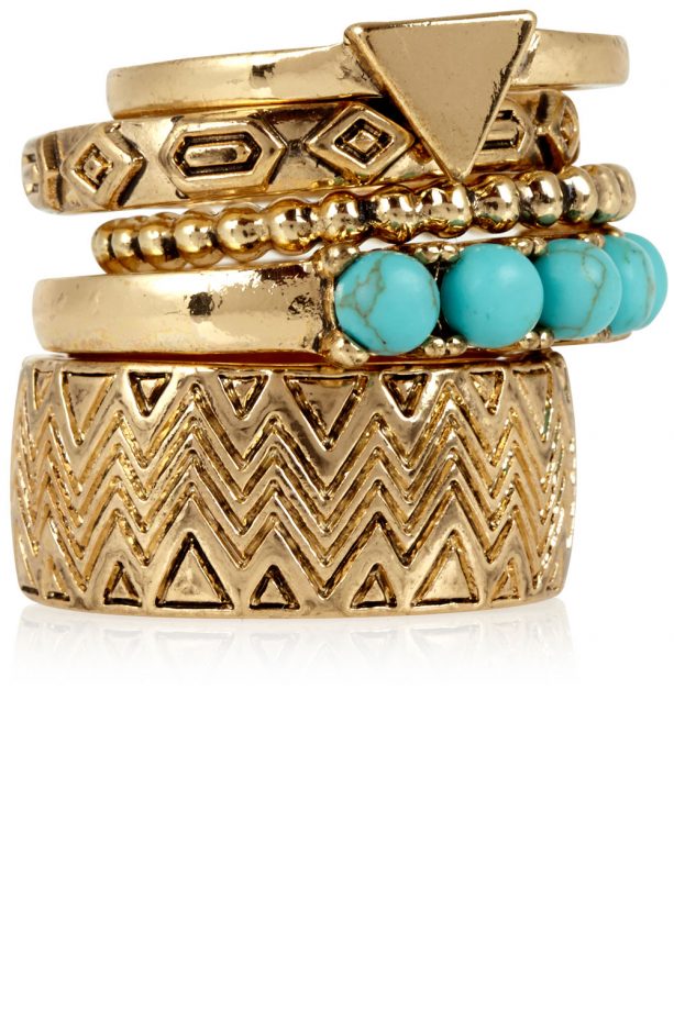M&S Limited Edition Stone & Assorted Stack Rings, £9.50