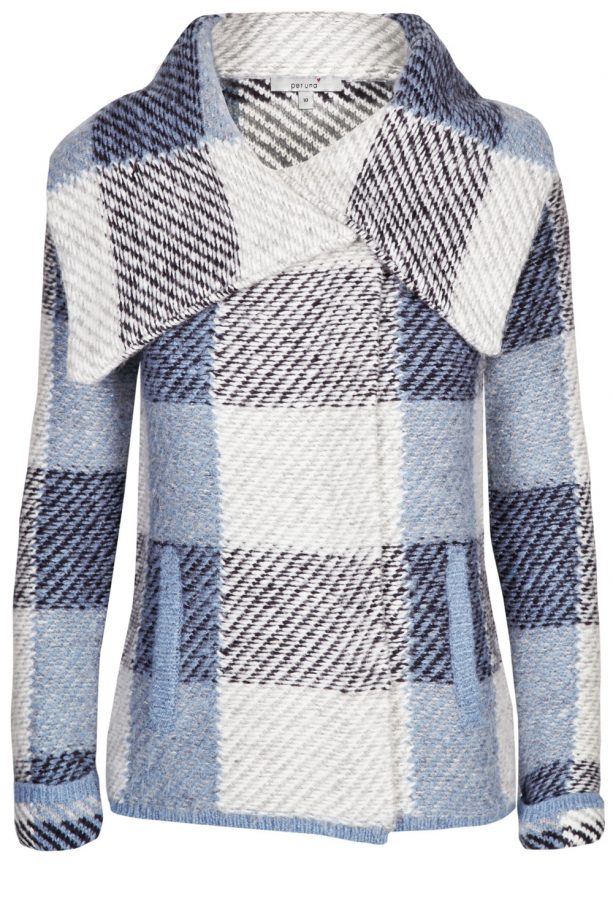 M&S Brushed Checked Cardigan, £49.50