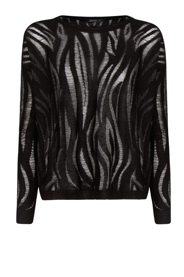 Mango Metallic Openwork Sweater, £34.99