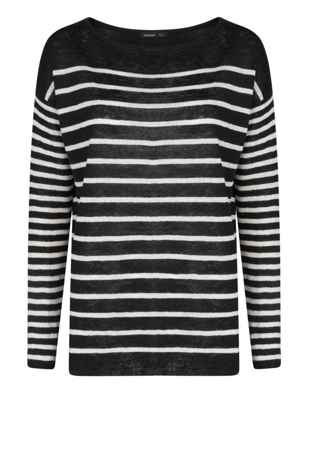 Mango Striped Linen Sweater, £34.99