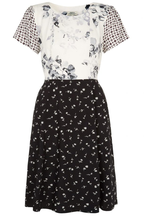 Matalan Contrast Print Skater Dress, £16