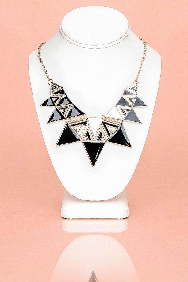 Miss Guided Ultra Aztec Triangle Necklace, £9.99