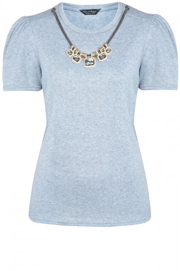 Miss Selfridge Grey Necklace Tee, £30