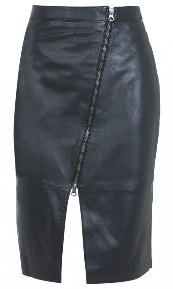 Miss Selfridge Leather Skirt, £80