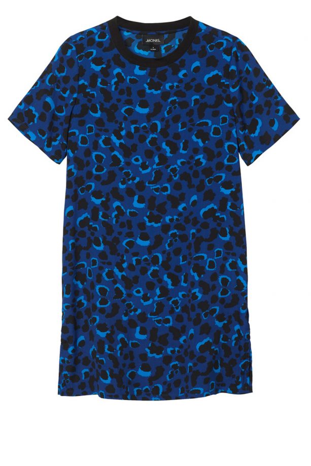 Monki Leopard Print T-Shirt Dress, £25