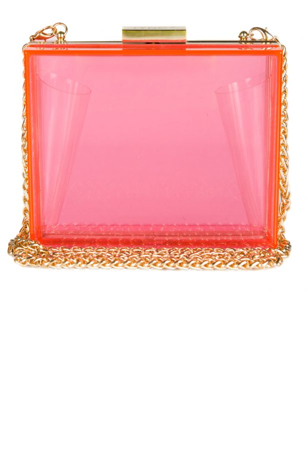 Daisy Street Sufyan Clear Perspex Clutch Bag, £19.99