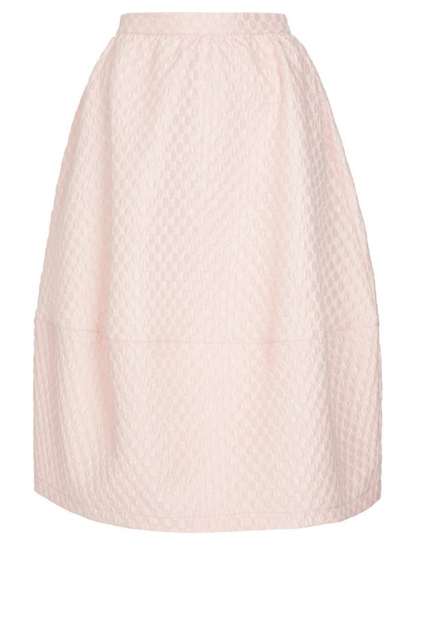 Topshop Bubble Jacquard Midi Skirt, £48