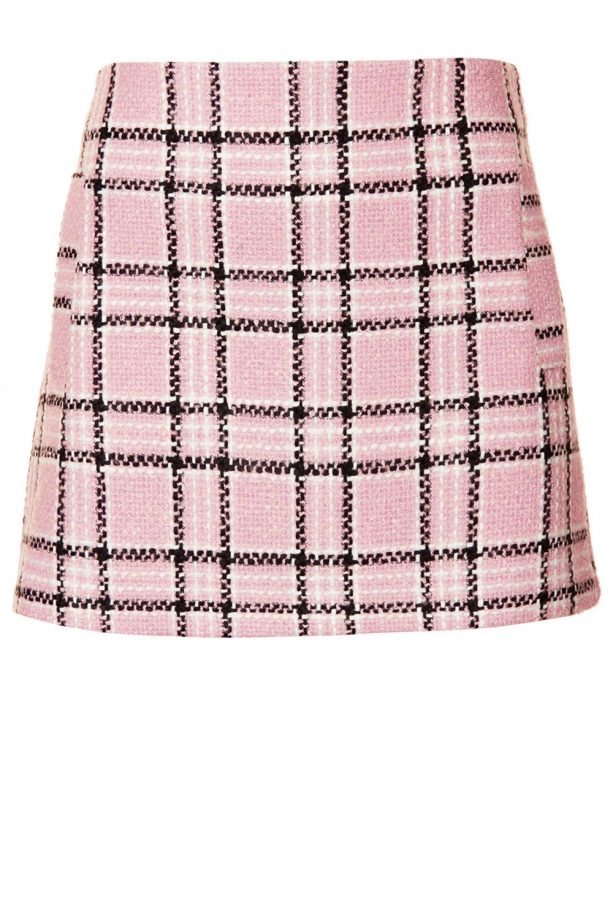Topshop Check Boucle Pelmet Skirt, £40