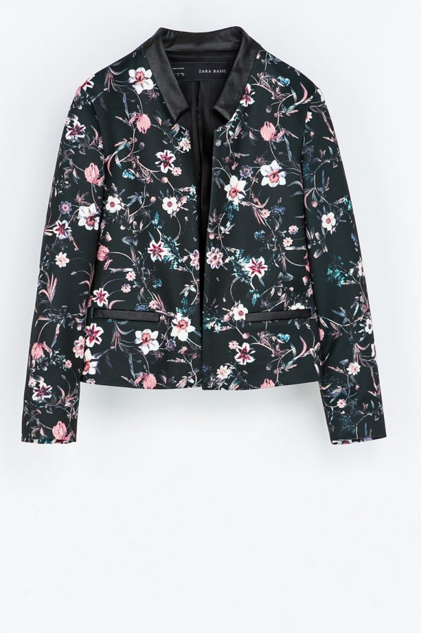 Zara Neoprene Floral Blazer, £49.99.99.jpg
