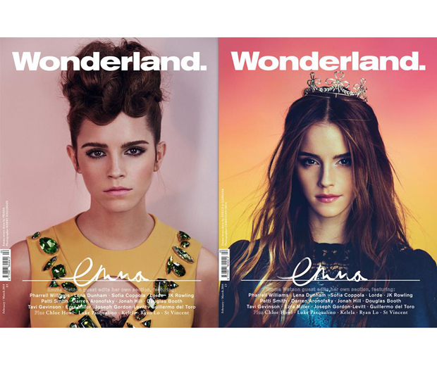 Emma was Wonderland magazine's guest-editor