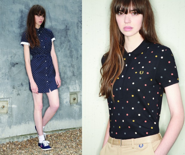We're loving Fred Perry's new polka dot pieces from the spring summer collection, available now
