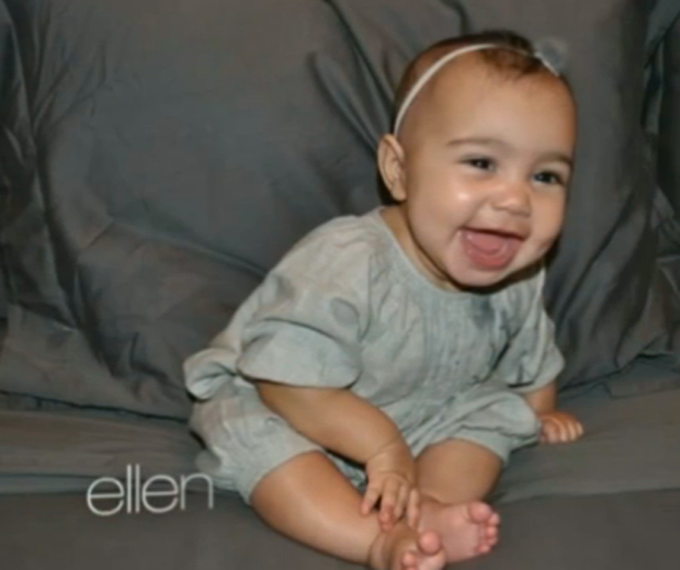 Kim shared these previously unseen snaps of gorgeous little Nori