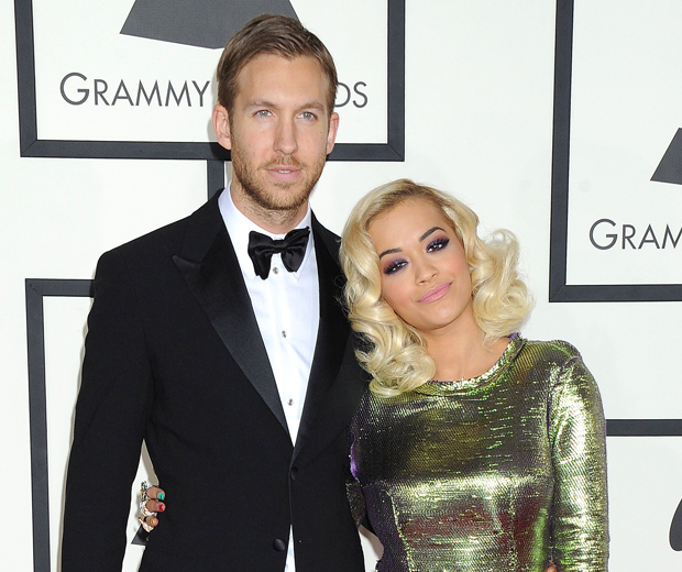 Rita and Calvin looked loved up on The Grammys 2014 red carpet