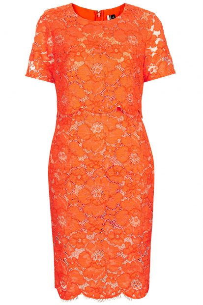 Topshop Premium Lace Pencil Dress, £78